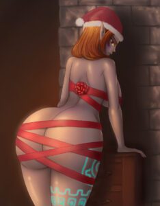 the-legend-of-zelda-rule-porn-–-large-breasts,-concrete-wall,-looking-at-viewer,-red-eyes,-large-ass,-smile,-orange-hair