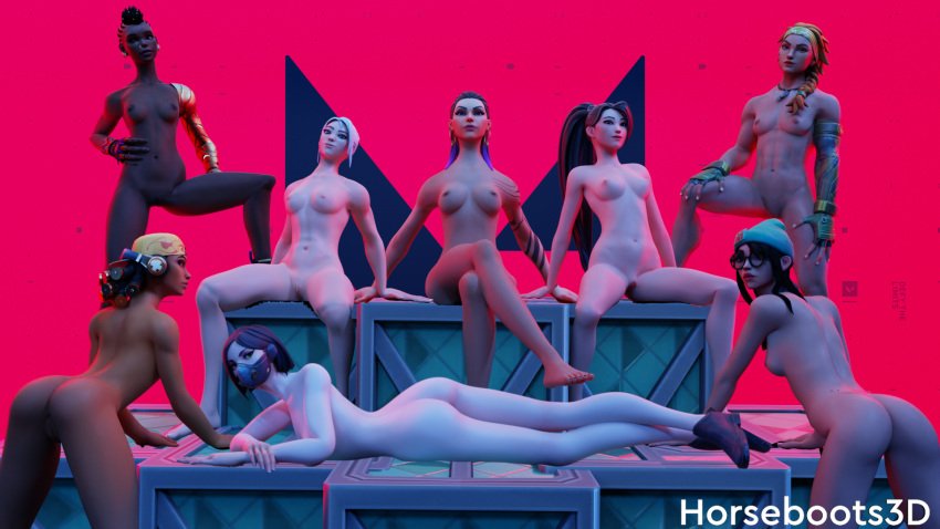 astra-rulex,-jett-rulex,-killjoy-rulex,-raze-rulex,-reyna-rulex,-sage-rulex,-skye-rulex,-viper-rulex-–-blender-(software).