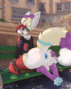 kiriko-xxx-art-–-absurd-res,-tail,-genitals,-yellow-body,-dipstick-tail,-y-anus