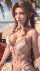 final-fantasy-porn-hentai-–-ai-generated,-beach,-final-fantasy-vii,-brown-hair