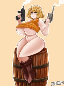 resident-evil-game-hentai-–-female,-busty,-bottomless,-hourglass-figure,-sitting