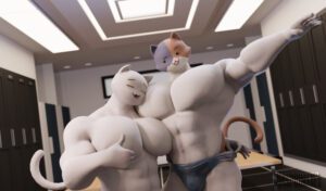 meowscles-hentai-xxx-–-furry-only,-thong,-girly,-bikini-bottom,-muscles,-ghost-meowscles,-muscular