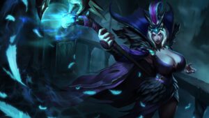 league-of-legends-hentai-–-feathers,-corset,-cleavage,-huge-breasts,-official-artwork-edit,-ravenborn-leblanc,-thick-lips