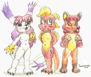 pokemon-hentai-art-–-group,-female-only,-cassie-(dragon-tales),-trio,-dragon-tales,-vulpix