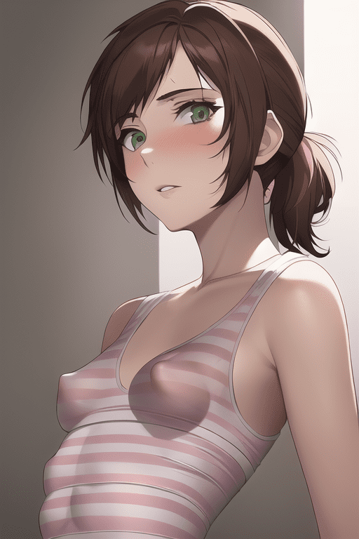 ellie-sex-art-–-ai-generated,-ponytail,-tank-top