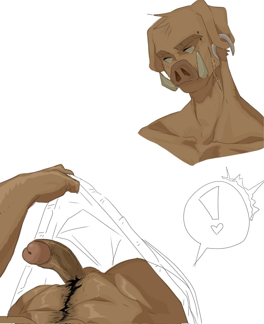 minecraft-hentai-art-–-erection,-pig,-revealing-penis,-muscular