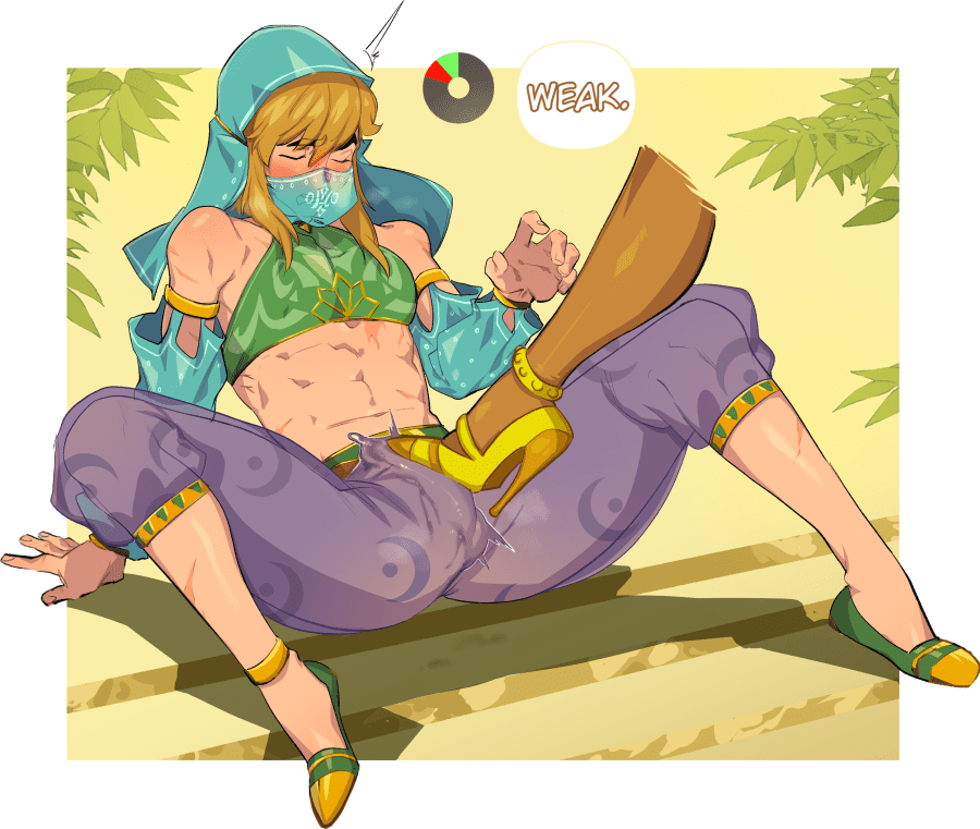 the-legend-of-zelda-porn-hentai-–-anklet,-jewelry,-stamina-wheel,-footwear,-stepping-on-penis,-partially-transparent,-link-(breath-of-the-wild)