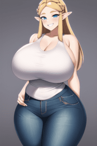 the-legend-of-zelda-rule-–-thunder-thighs,-huge-ass,-high-waisted-jeans,-voluptuous,-shiny-clothes