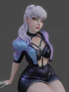 league-of-legends-hentai-art-–-bra,-female,-red-lipstick,-ponytail