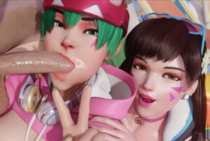 kiriko-hentai-xxx-–-fellatio,-healslut,-female-focus,-glasses,-blizzard-entertainment