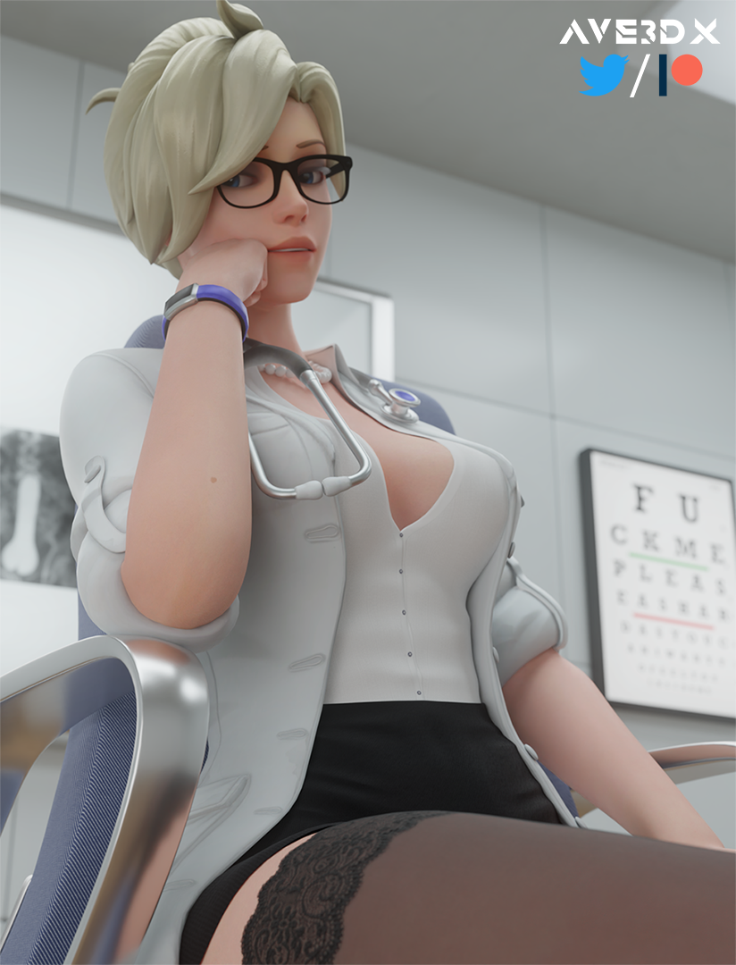 overwatch-game-hentai-–-labcoat,-stockings,-ave-mercy,-cleavage,-3d.