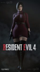 resident-evil-porn-hentai-–-voluptuous,-capcom,-ada-wong,-thick-ass,-resident-evil-make,-thighhighs