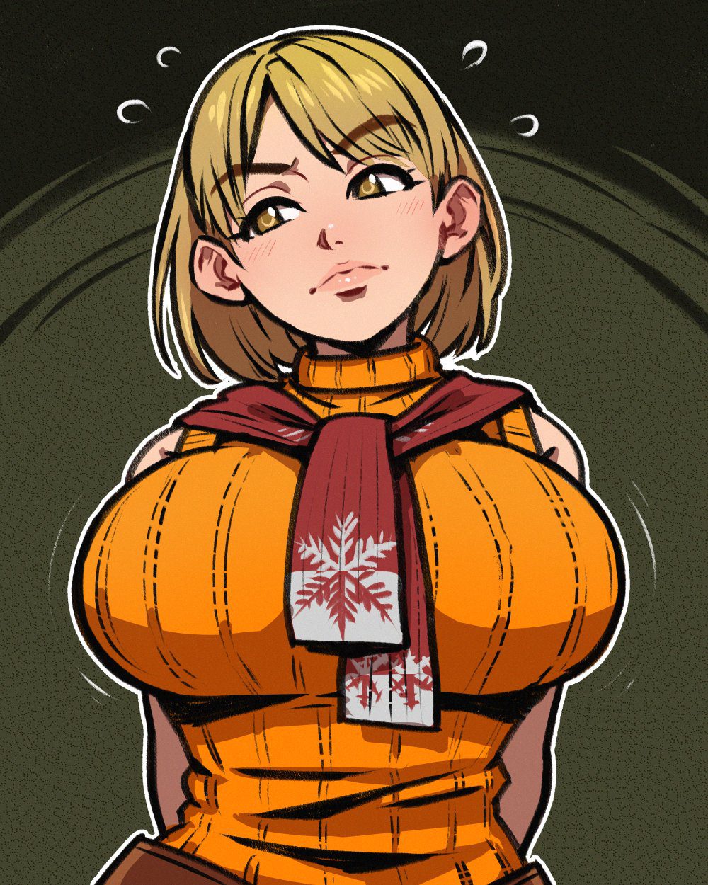 resident-evil-game-porn-–-large-breasts,-scarf,-blonde-hair,-tight-clothes