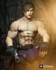 resident-evil-rule-porn-–-muscular-arms,-muscles,-muscle,-pecs,-abs,-growth-sequence,-muscular-ass