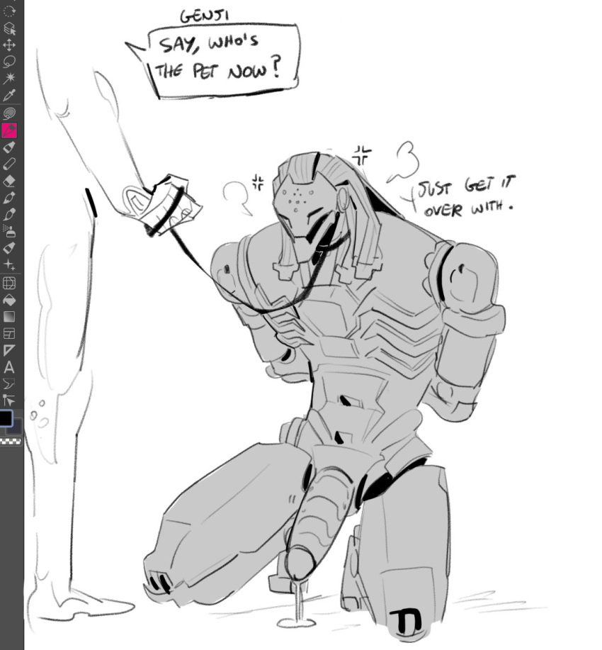 overwatch-game-porn-–-male,-leash-and-collar,-robot,-long-hair,-leaking-precum,-male-only,-leash