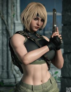 resident-evil-hentai-–-big-breasts,-resident-evil-make,-armwear,-midriff