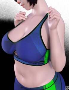mei-hentai-art-–-cleavage,-female,-sports-bra,-thick,-sportswear,-rude-frog.