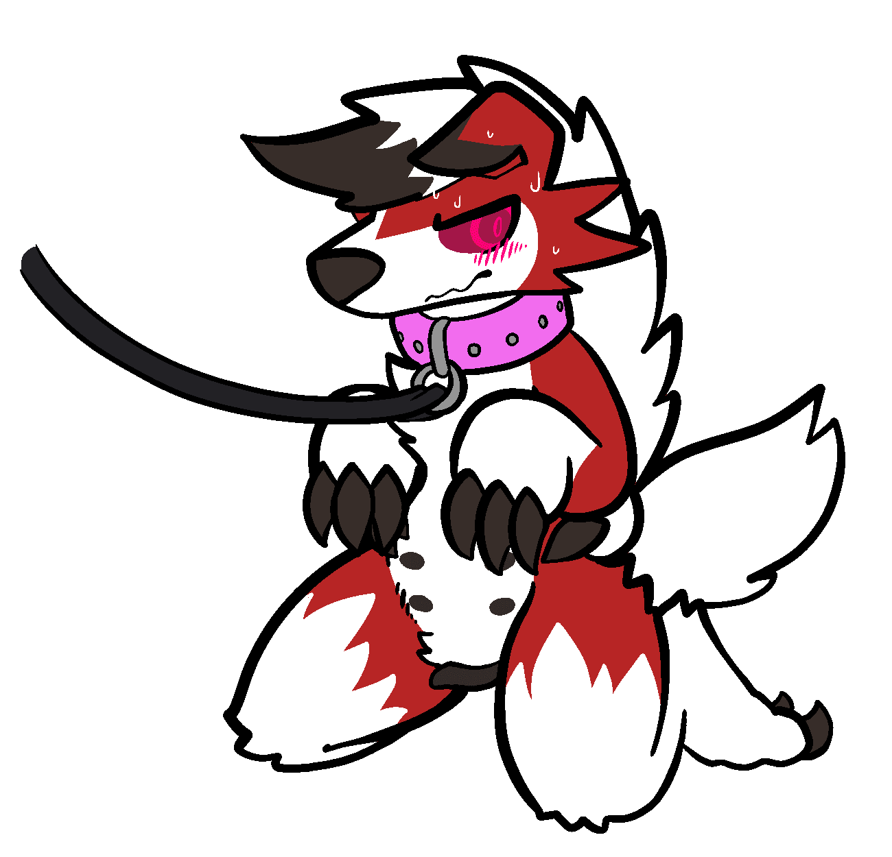 pokemon-hentai-art-–-midnight-lycanroc,-hi-res,-nintendo,-leash,-lycanroc,-pussy-juice,-canid