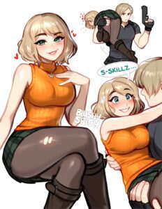 resident-evil-rule-xxx-–-blushing,-short-hair,-boots,-ashley-graham,-smiling