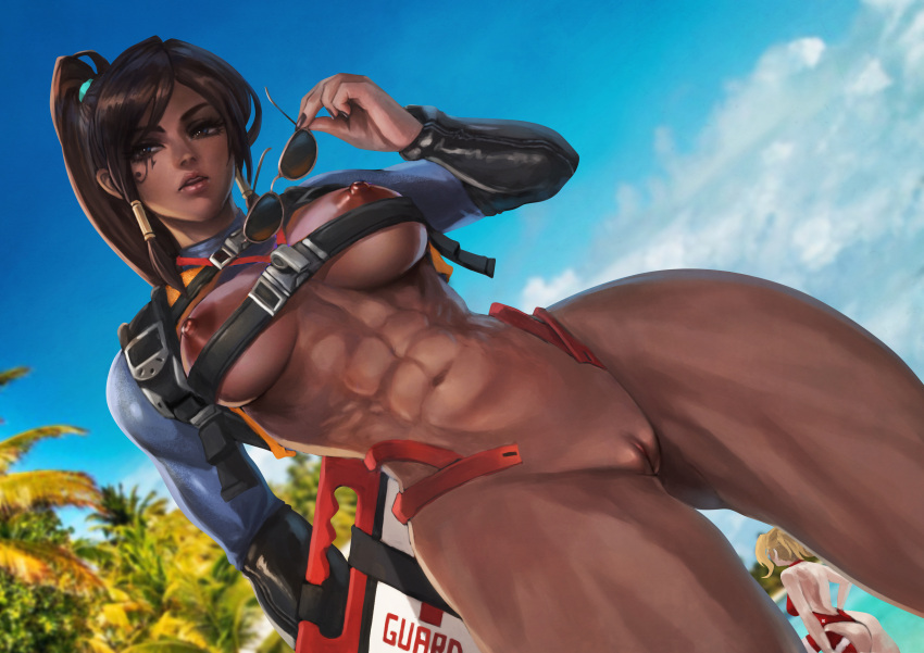 overwatch-rulex-–-solo,-muscular-female,-wide-hips,-lifeguard-pharah,-pharah,-breasts.