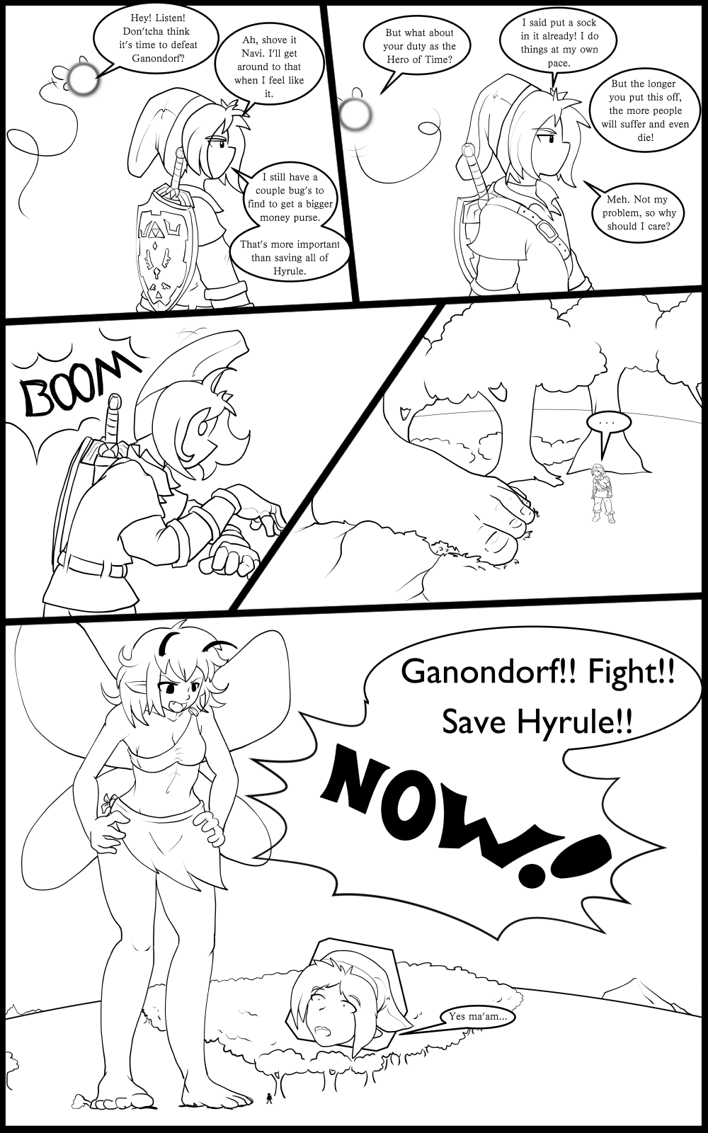 the-legend-of-zelda-hentai-–-medium-hair,-link,-demanding,-jiroukatsu,-english,-giantess