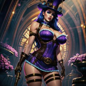league-of-legends-free-sex-art-–-gloves,-large-breasts,-standing,-detailed-background,-top-hat,-corset