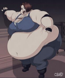 resident-evil-hot-hentai-–-overweight-female,-obese,-fat-rolls,-chunkerchunks,-overweight,-huge-belly