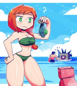 alex-hentai-xxx,-guardian-hentai-xxx,-pig-hentai-xxx,-steve-hentai-xxx,-villager-hentai-xxx-–-seaside,-glistening-body,-swimsuit,-mojang,-grabbing,-topless-male,-nervous-sweat