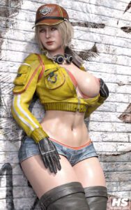 resident-evil-hentai-art-–-ashley-graham,-cindy-aurum-(cosplay),-resident-evil-make,-nipple,-thong,-breast-out,-artist-name