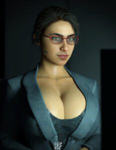 resident-evil-hentai-xxx-–-solo,-looking-at-viewer,-big-breasts,-curvy,-ingrid-hunnigan