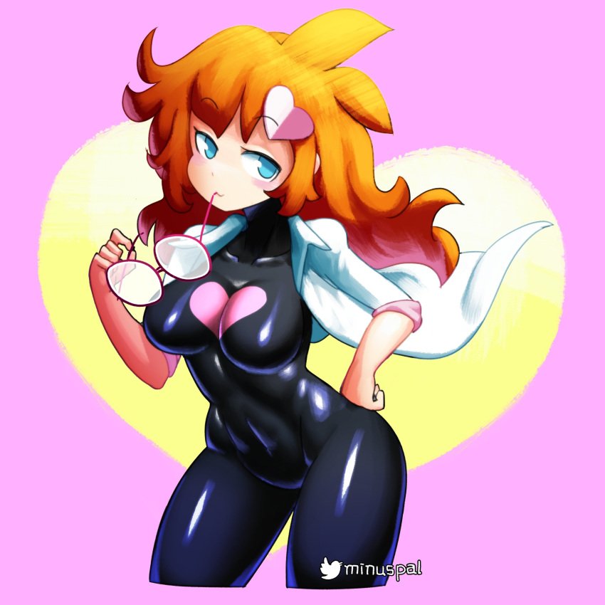 minusrn-hentai-–-heart-background,-female,-bare-arms,-female-only,-covered-navel.