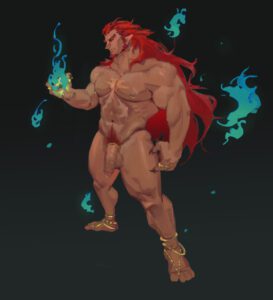 the-legend-of-zelda-porn-–-male-only,-penis,-red-hair,-nipple-piercing,-nude,-nintendo