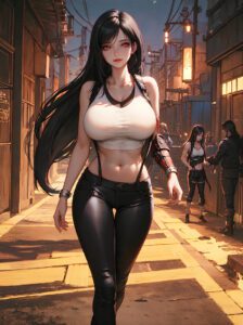 final-fantasy-hentai-porn-–-latex-trousers,-ls,-voluptuous-female,-stable-diffusion,-looking-at-viewer,-black-hair
