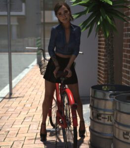 ellie-rule-xxx-–-eclesik,-tied-hair,-hourglass-figure,-denim-jacket,-jacket,-skirt,-female-focus