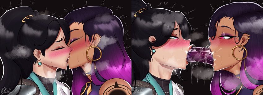 reyna-game-porn,-sage-game-porn-–-kissing,-qiyarts,-double-dildo,-sweat,-saliva-bubble,-throat-bulge