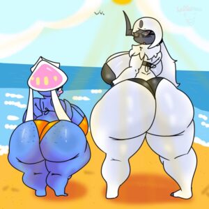 pokemon-rule-–-height-difference,-big-breasts,-female,-breasts,-lattemon