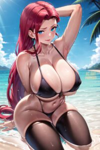 jessie-hot-hentai-–-arms-up,-breasts,-hips,-red-hair