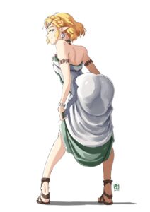 the-legend-of-zelda-hentai-xxx-–-solo,-dress,-hi-res,-zelda-(breath-of-the-wild),-pointy-ears,-tears-of-the-kingdom,-looking-back