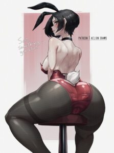 resident-evil-game-hentai-–-large-butt,-resident-evil-da-wong,-flirting-with-viewer,-ass