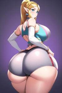 the-legend-of-zelda-free-sex-art-–-blue-eyes,-wide-hips,-gigantic-ass,-curvaceous,-shiny-clothes,-dolphin-shorts