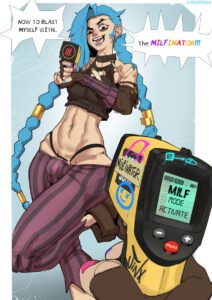 jinx-free-sex-art-–-futanari,-midriff,-wide-hips,-pale-skinned-futanari,-braided-hair,-weapon