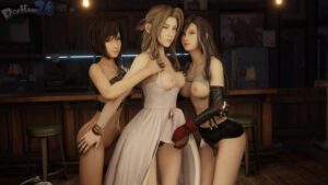 final-fantasy-hentai-xxx-–-artwork),-bottomless,-yuffie-kisaragi,-exposed-breasts,-dress-lift,-tifa-lockhart