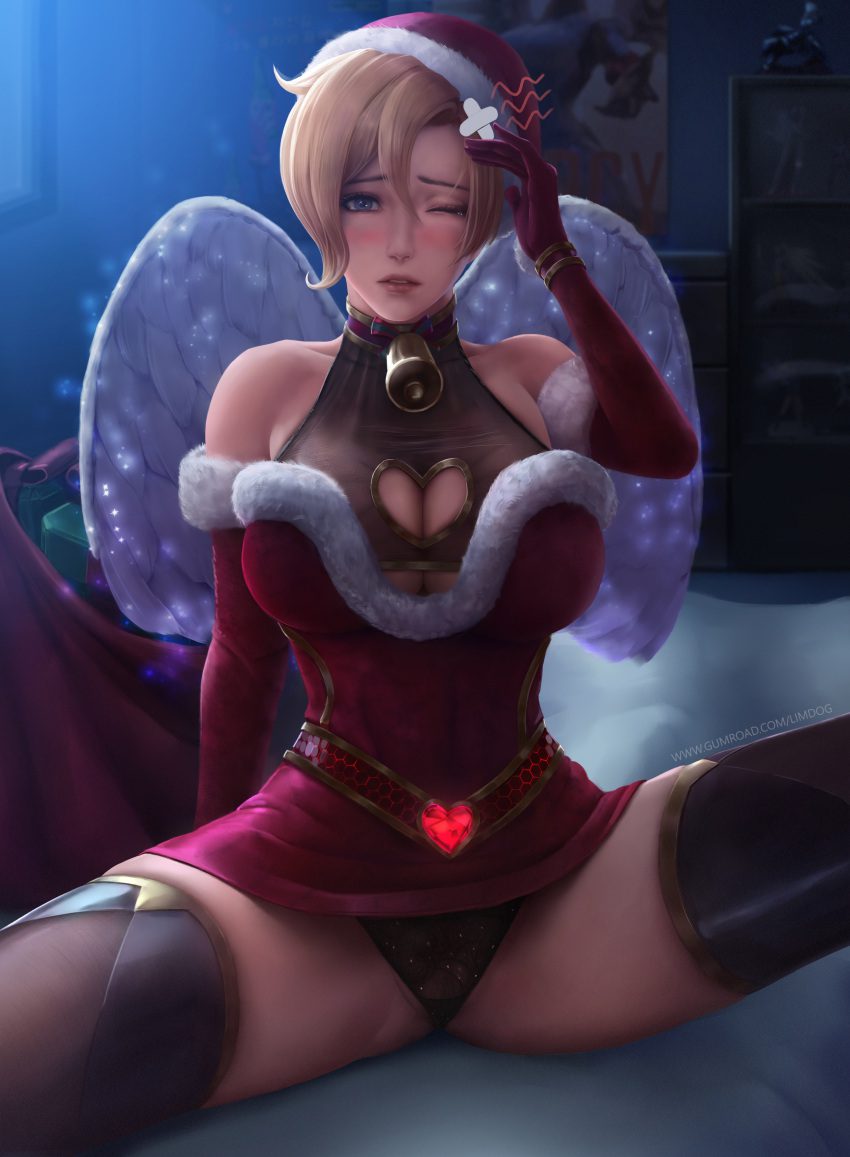 overwatch-rule-–-yelashes,-elbow-gloves,-santa-hat,-male,-pink-lips,-fur-trim