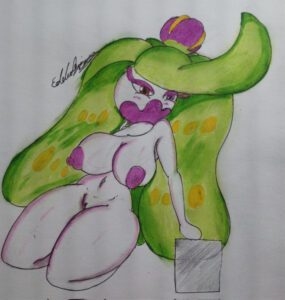 pokemon-hentai-art-–-blush-lines,-completely-nude,-breasts,-green-hair,-solo-female,-long-hair,-female