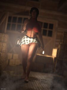 tomb-raider-hentai-xxx-–-barn,-fanart,-lara-croft,-plaid-skirt,-no-panties,-nopan