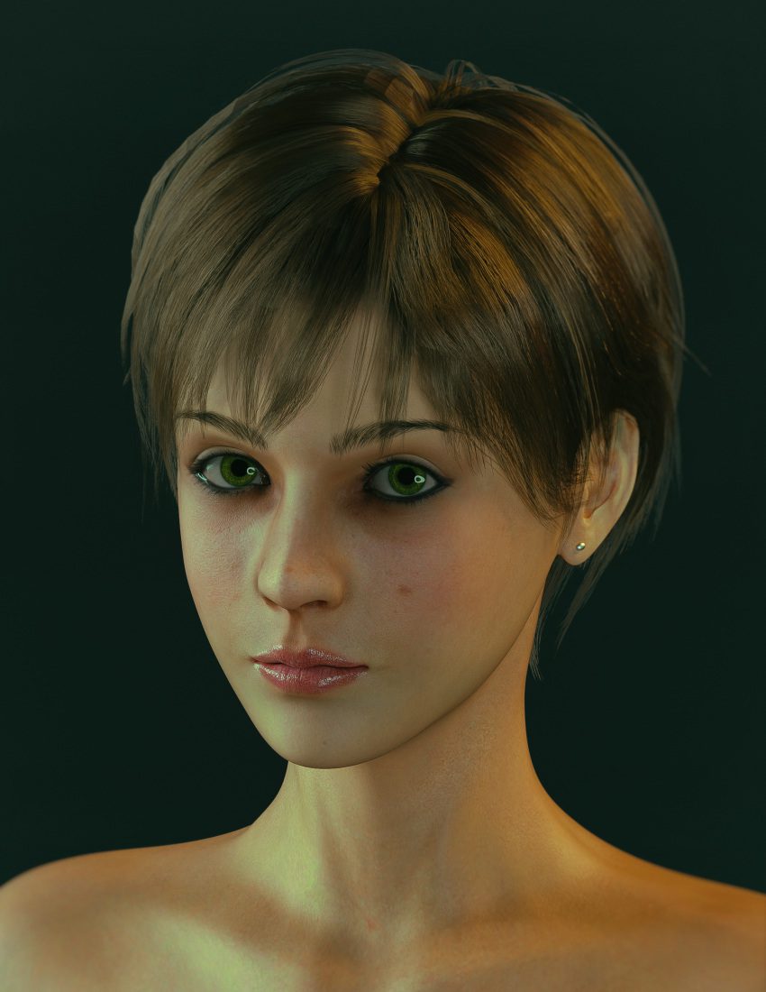 resident-evil-game-porn-–-close-up,-brown-hair,-tomboy,-solo,-small-breasts