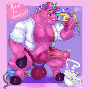 fabiosparklemane-free-sex-art-–-horsecock,-nipples,-unicorn,-male,-muscular