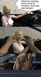 final-fantasy-hentai-–-blonde-hair,-looking-at-viewer,-hyur,-hand-on-butt,-outside,-multiple-angles