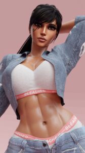 overwatch-rule-–-medium-breasts,-dark-skin,-raceplay,-solo-female,-white-underwear,-female-focus,-bra