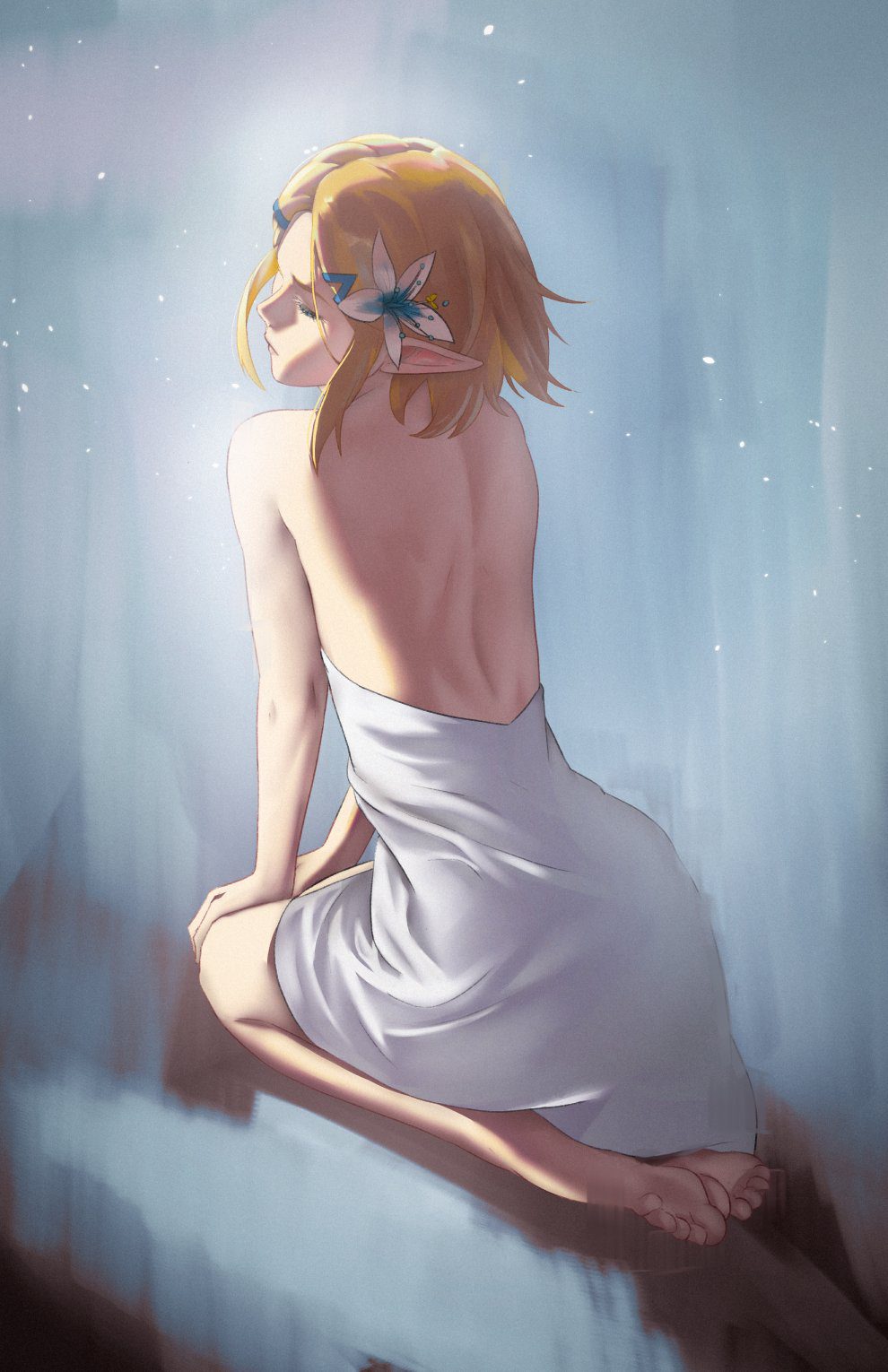 the-legend-of-zelda-hentai-porn-–-back-view,-bare-legs,-closed-eyes,-short-hair,-pomelomelon1